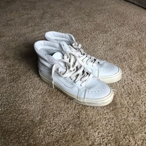 Vans perforated leather Sk8 Hi